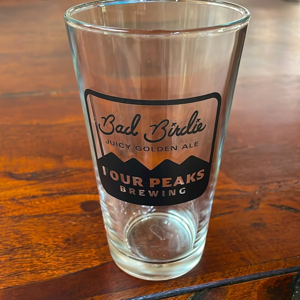 Four Peaks Brewing Bad Birdie Juicy Golden Ale Pint Glasses x6